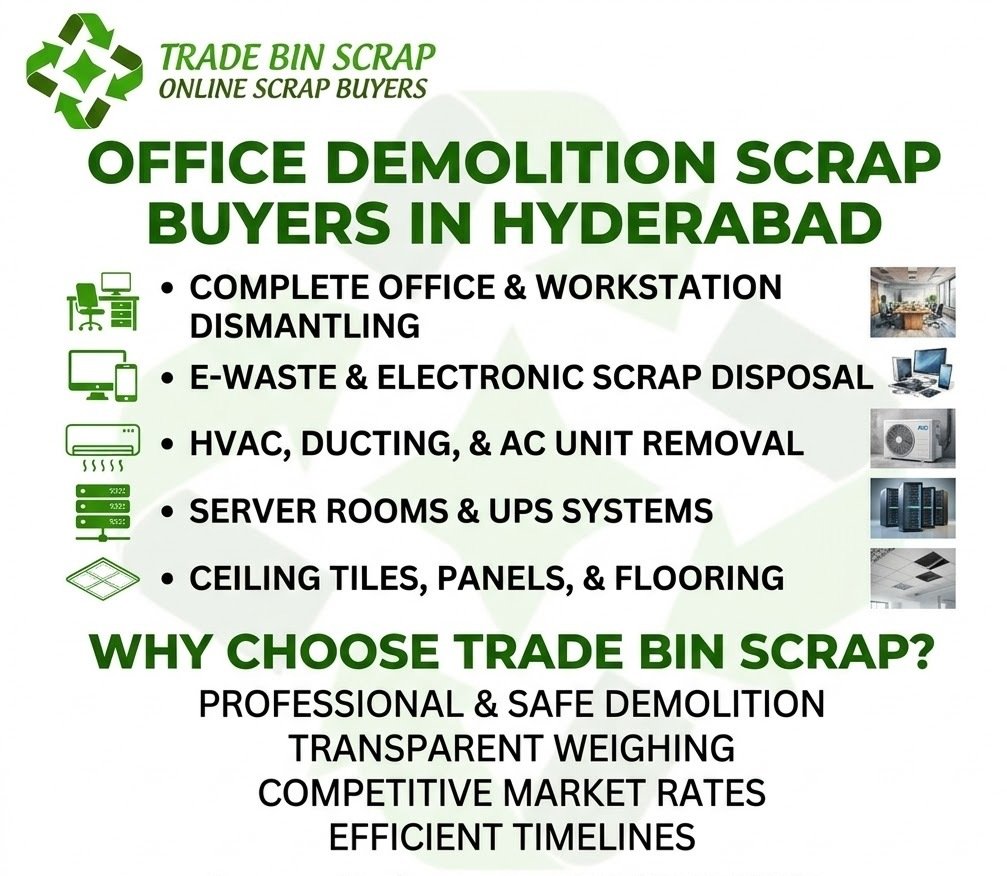 Office Demolition Scrap Buyers in Hyderabad