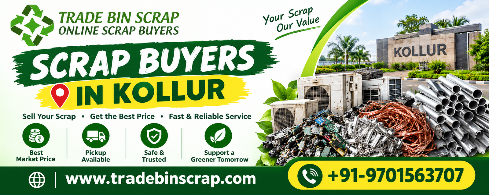 Scrap Buyers in Kollur Hyderabad